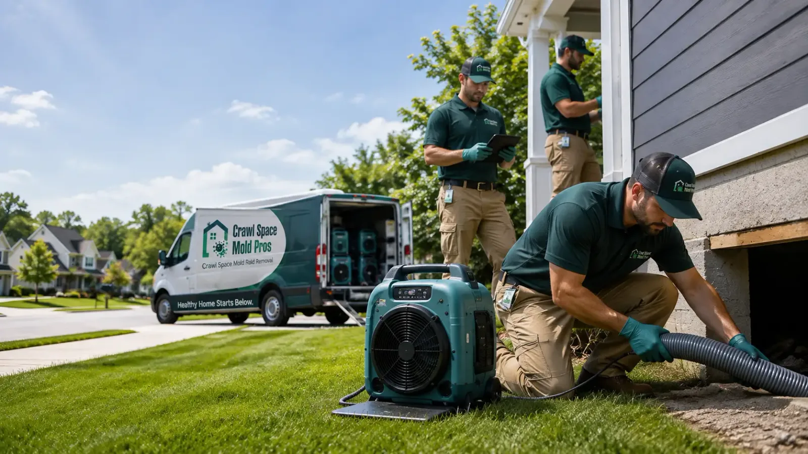 Crawl Space Mold Removal in Keshena, WI